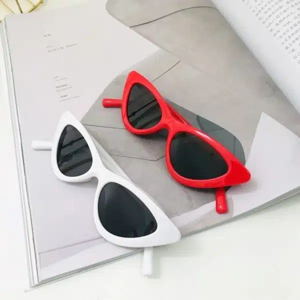 Lunettes de soleil en forme d'œil de chat – Image 2