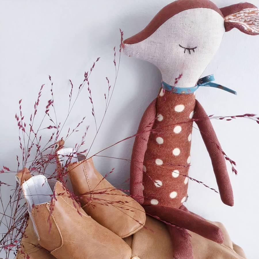 Peluche en forme de cerf pour bébé – Image 2