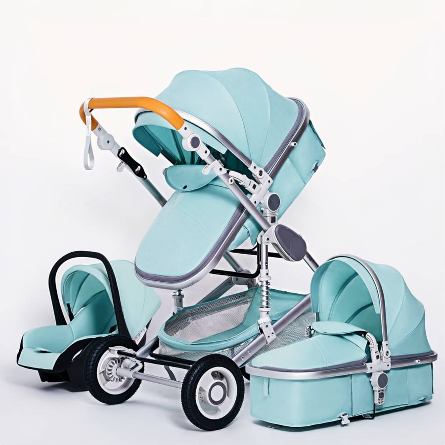 Poussette 3-en-1 moderne pour bébé – Image 6