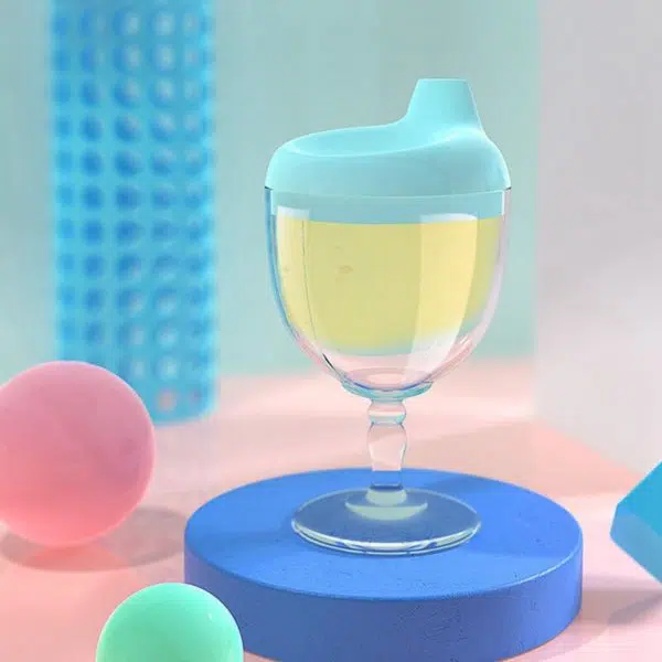 Biberon en forme de verre de 150 ml pour bébé – Image 4