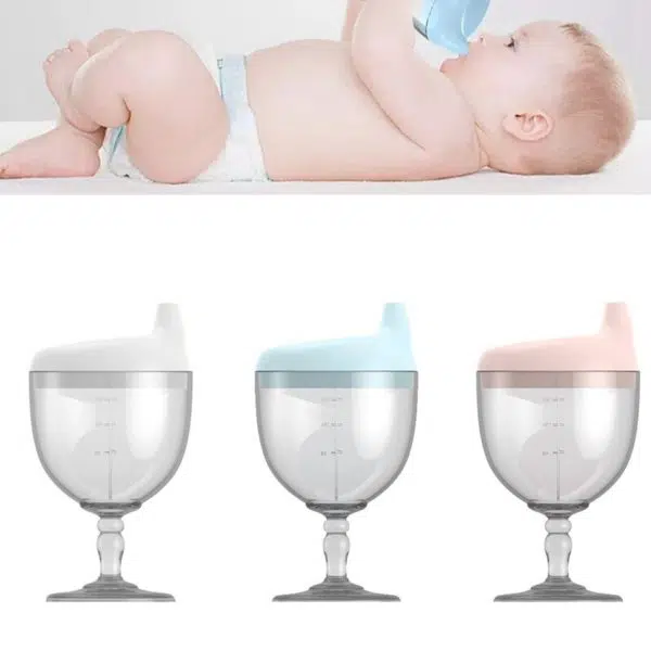 Biberon en forme de verre de 150 ml pour bébé – Image 2