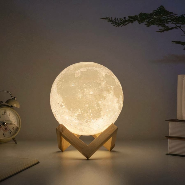 Veilleuses LED à motif lune 3D pour bébé – Image 3
