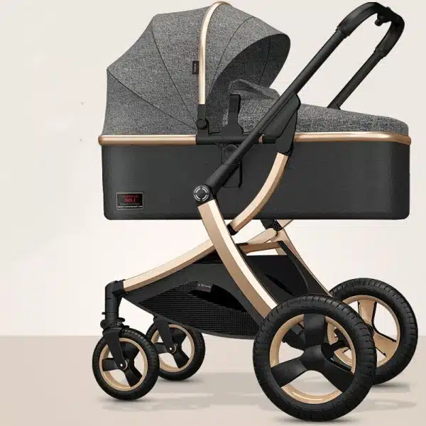 Poussette de luxe réversible  pour bébé – Image 4