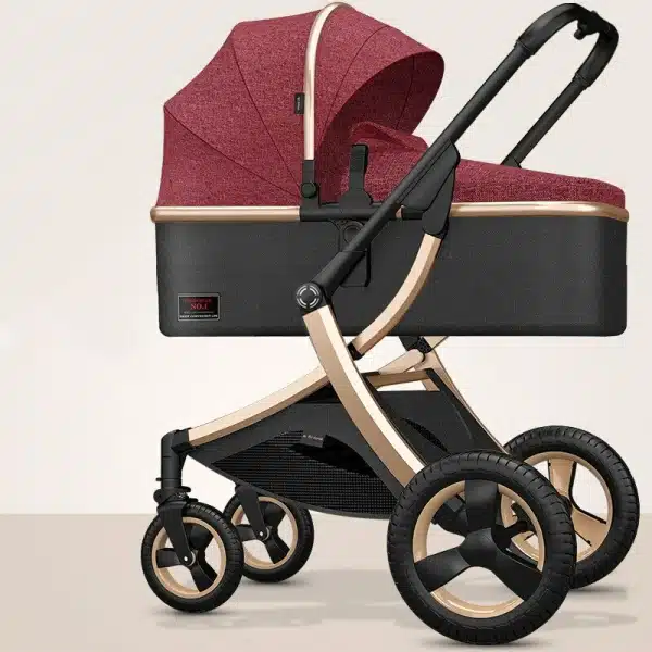 Poussette de luxe réversible  pour bébé – Image 3