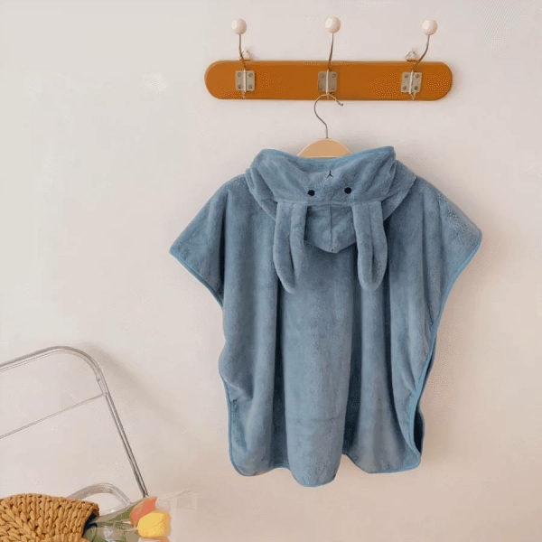 Serviette de plage à capuche en coton pour bébé – Image 13