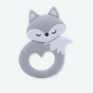 Image d'un Jouet de dentition en silicone sur un fond gris