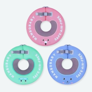 Anneau de natation gonflable pour nouveau-né de 3 couleurs