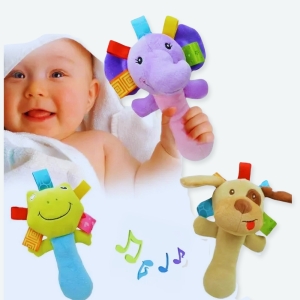 Hochet de jouet pour bébé de 3 à 12 mois à plusieurs motifs et coloris