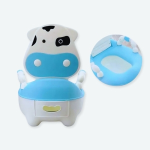 pot de toilette portable multifonction en forme de vache