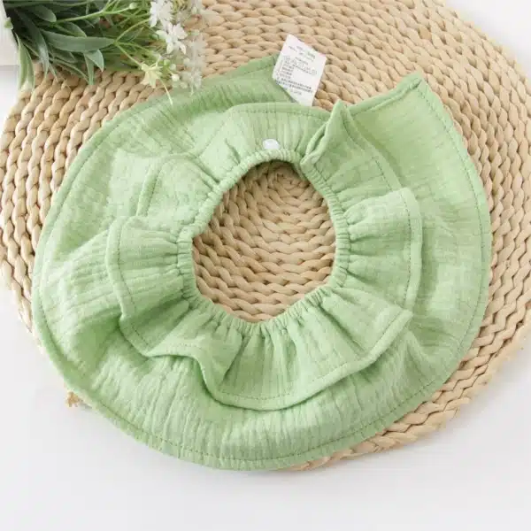 Bavoir pour bébé en gaze de coton doux – Image 9