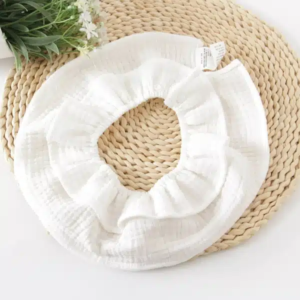 Bavoir pour bébé en gaze de coton doux – Image 7