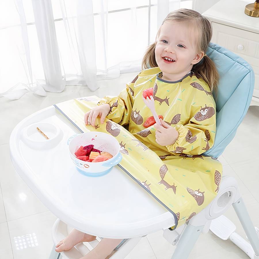 Combinaison à bretelles à manches longues pour nouveau-né – Image 3