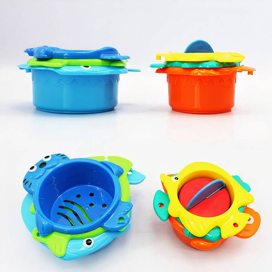 Jouet de bain flottant en forme d’animaux de mer pour bébé – Image 2