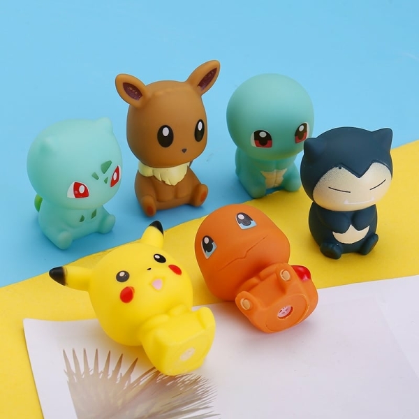 Lot de 6 jouets de bain Pokémon pour bébé 34083 hsdp25