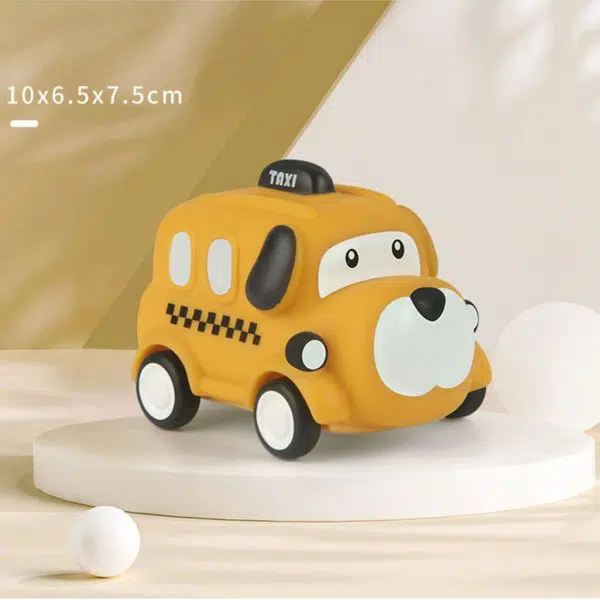 Voiture jouet Montessori en caoutchouc pour enfants – Image 6