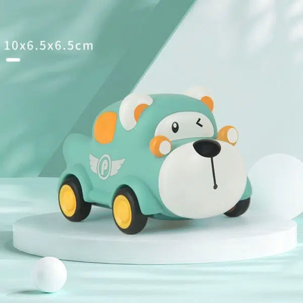 Voiture jouet Montessori en caoutchouc pour enfants – Image 5
