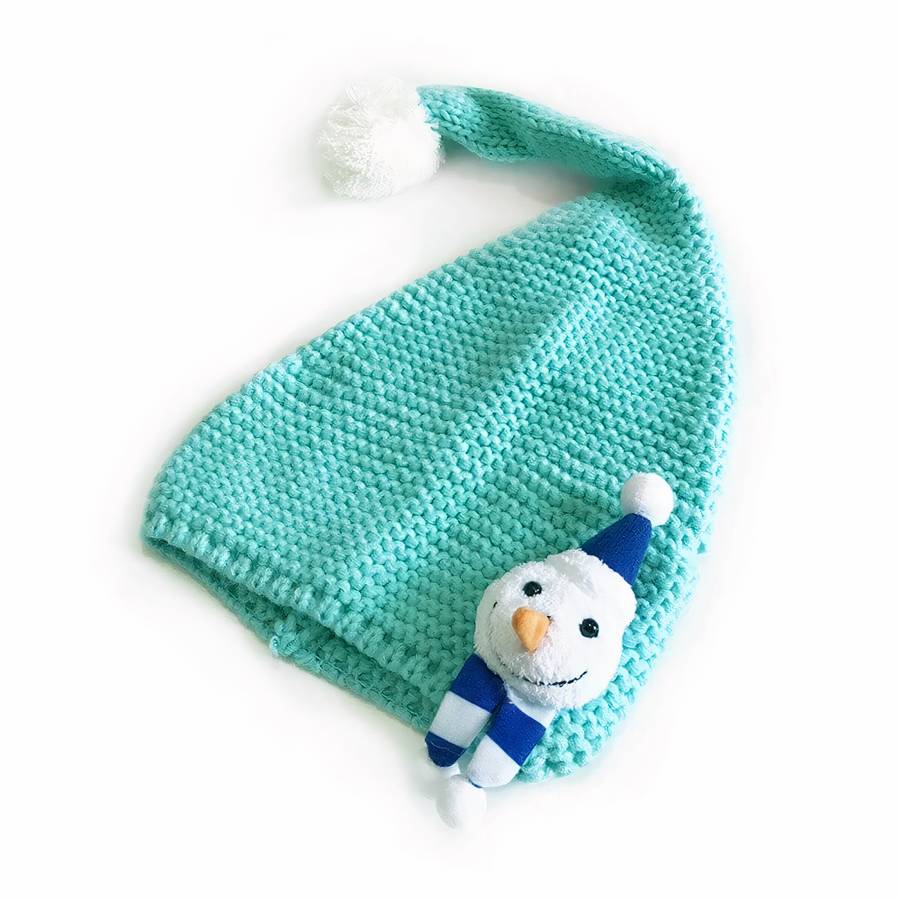 Bonnet de noël en tricot pour bébé fille et garçon – Image 5