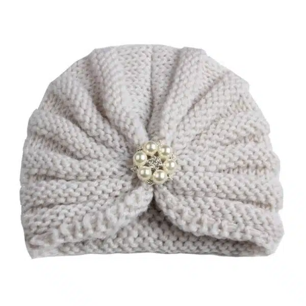 Bonnet tricoté pour filles et garçons – Image 2