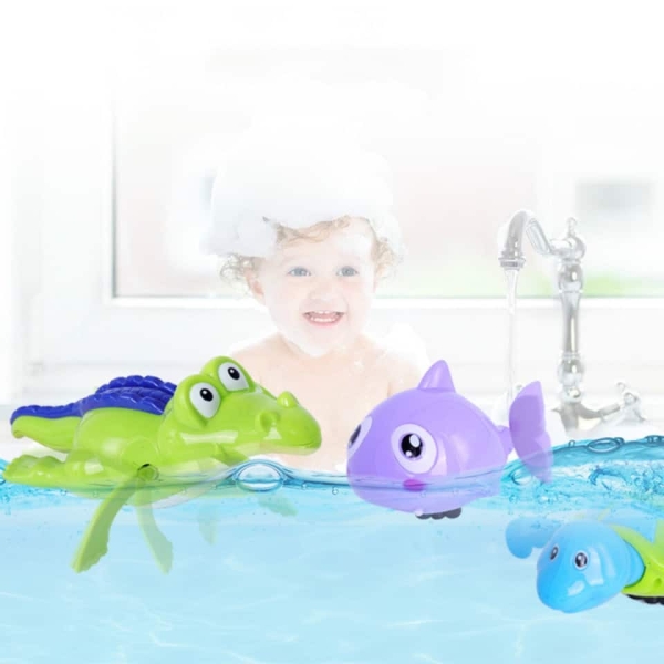 Lot de 3 pièces de jouets de bains poissons pour bébé 41586 ybtvvo