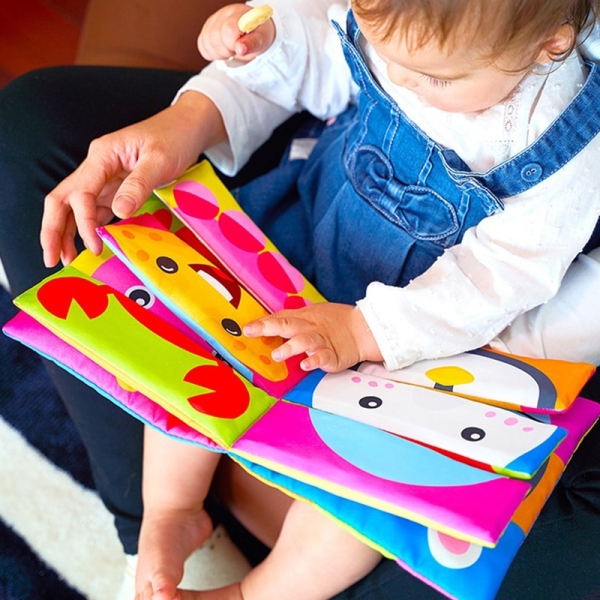 Pack de 3 livres d'éveil Montessori pour bébé 43169 zmhoge