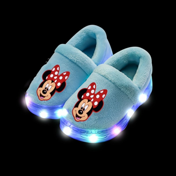 Chaussures lumineuses à motif Mickey et Minnie 1