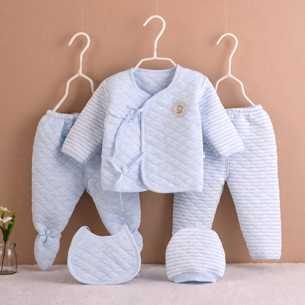 Ensemble vêtement en coton épais pour bébé 10