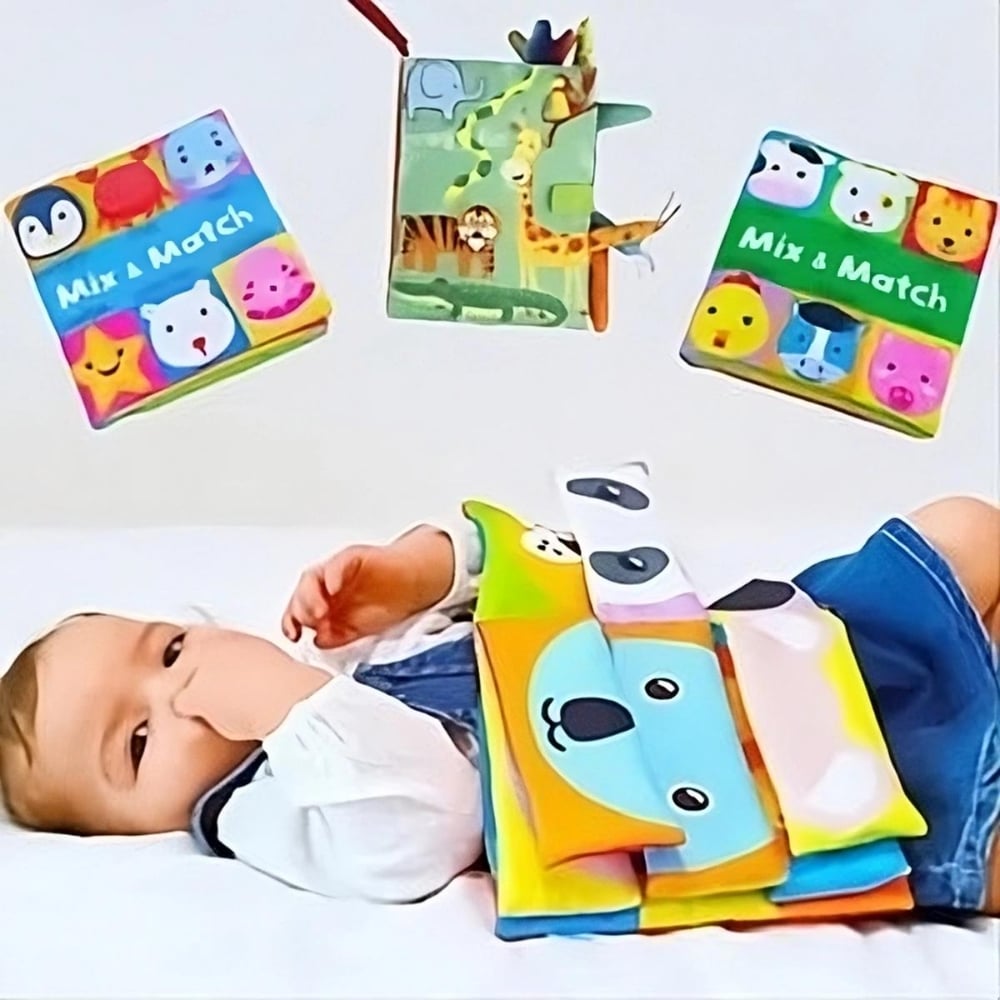 Pack de 3 livres d'éveil Montessori pour bébé – Image 13