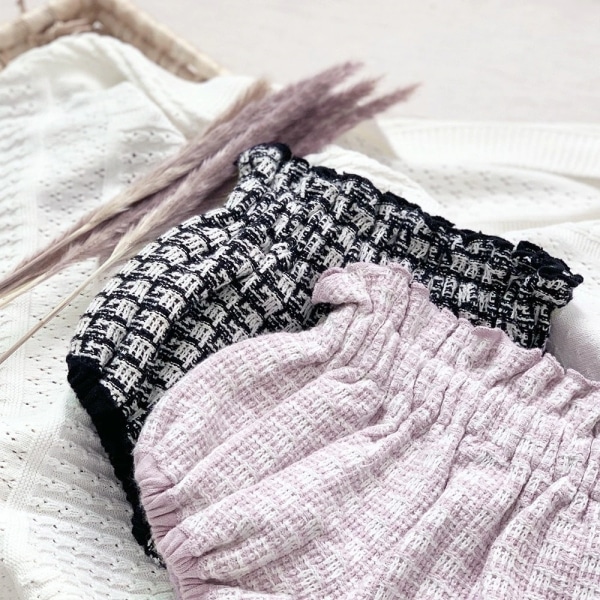 Short tricoté style vintage pour bébé Short tricote style vintage pour bebe4