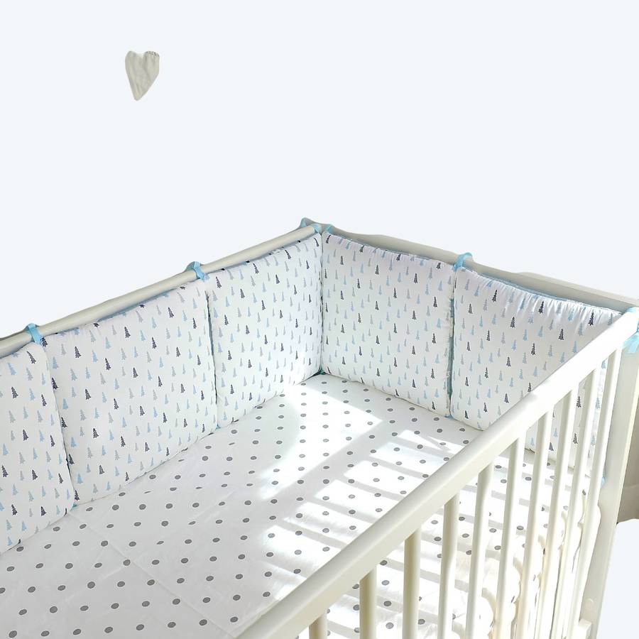 Tour De Lit Bébé Cabane,Tours De Lit En Maille Respirant,Contour De Lit