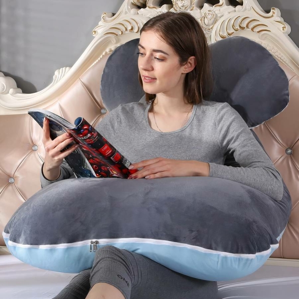 Coussin d'allaitement polaire doux – Image 7