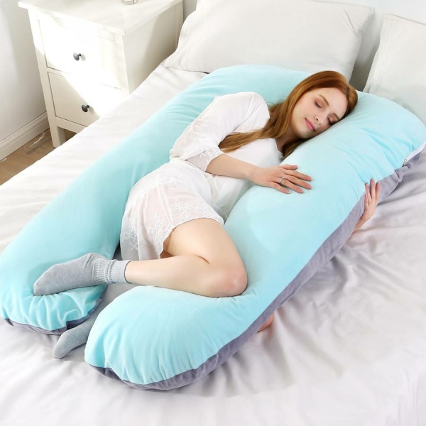 Coussin d'allaitement polaire doux – Image 4