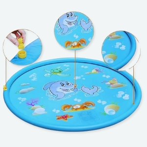 Tapis de jeu pulvérisateur d'eau gonflable pour enfant