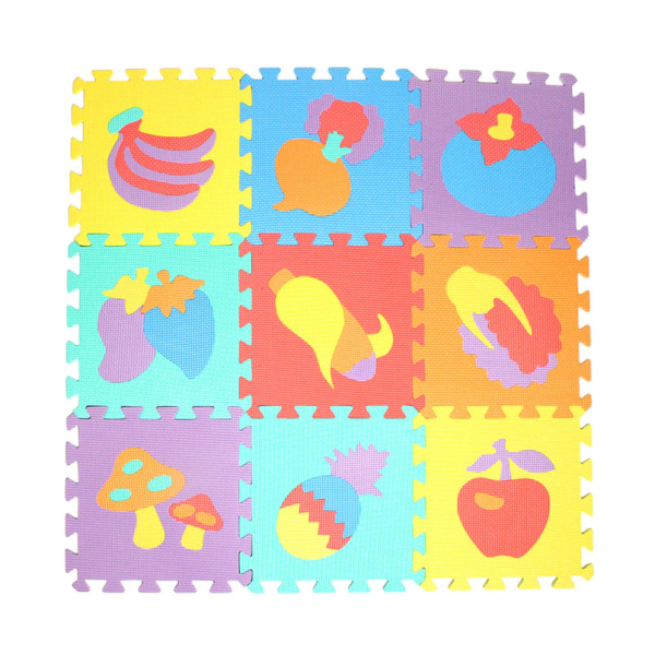 Tapis de motricité en mousse puzzle fruits 10 pièces pour bébé 0f25ca59 def9 4bf8 a40c 1336ebb38a82