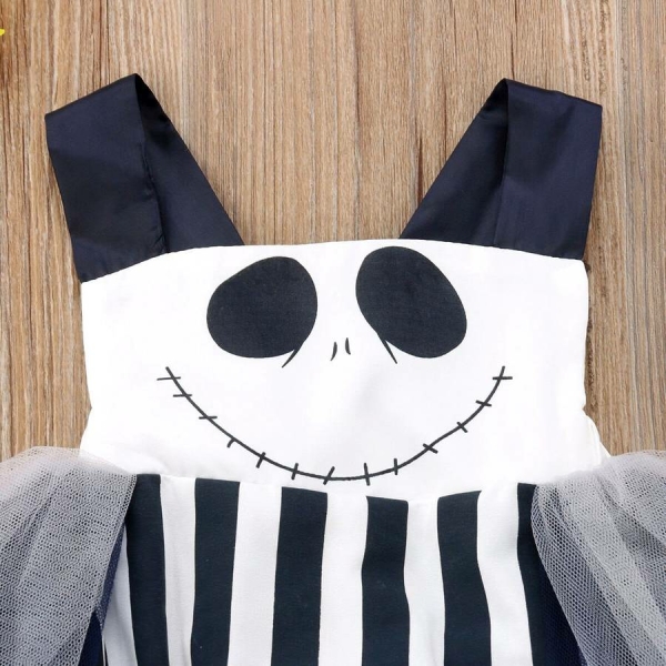 Robe d'halloween bébé fille motif fantome – Image 3