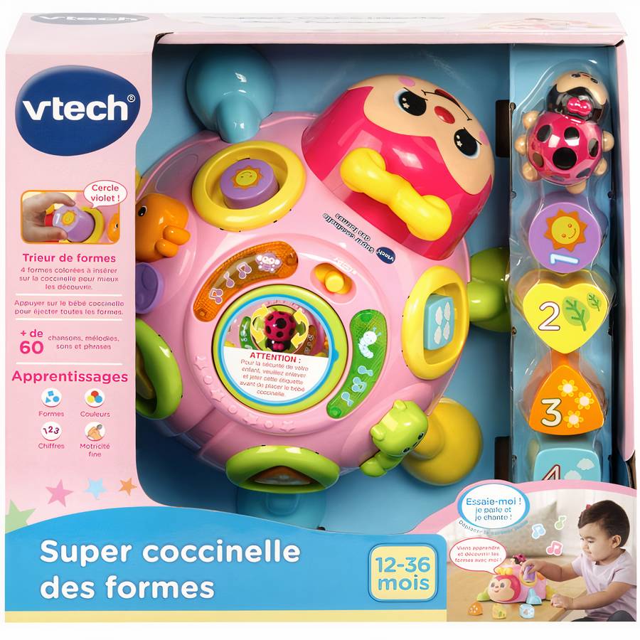 Jouet d'éveil coccinelle des formes | VTech® – Image 5
