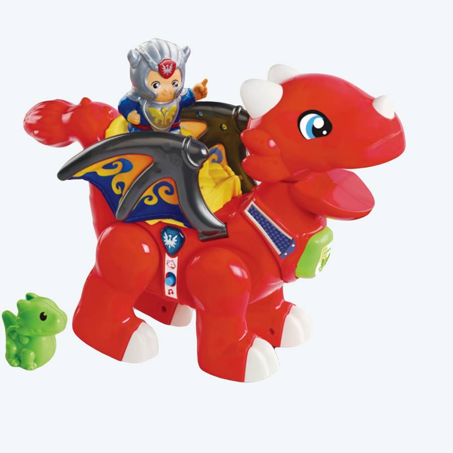 jouet educati bebe william gentil dragon flamme