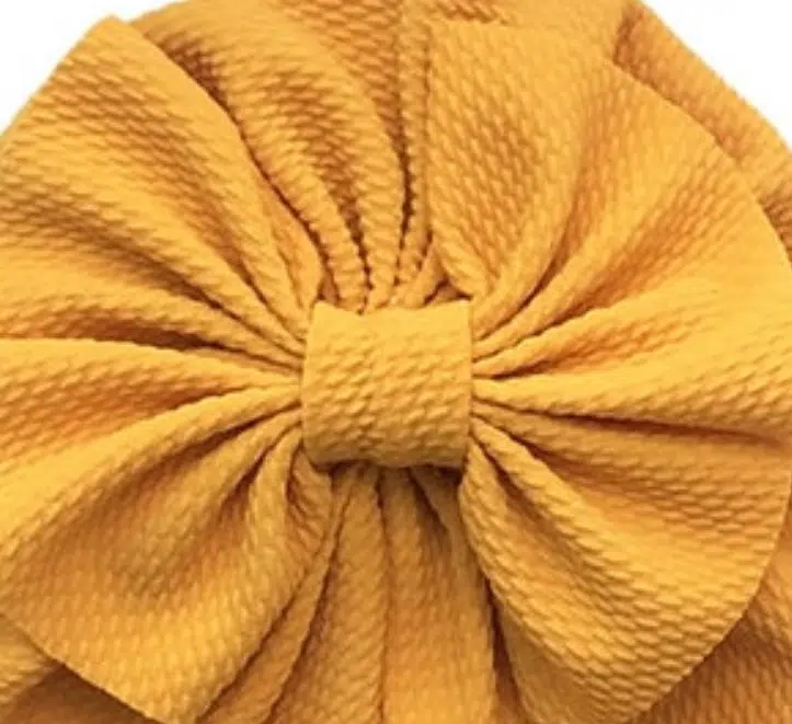 Bandeaux turban à nœud pour bébé fille couleur unie - Areu Bébé