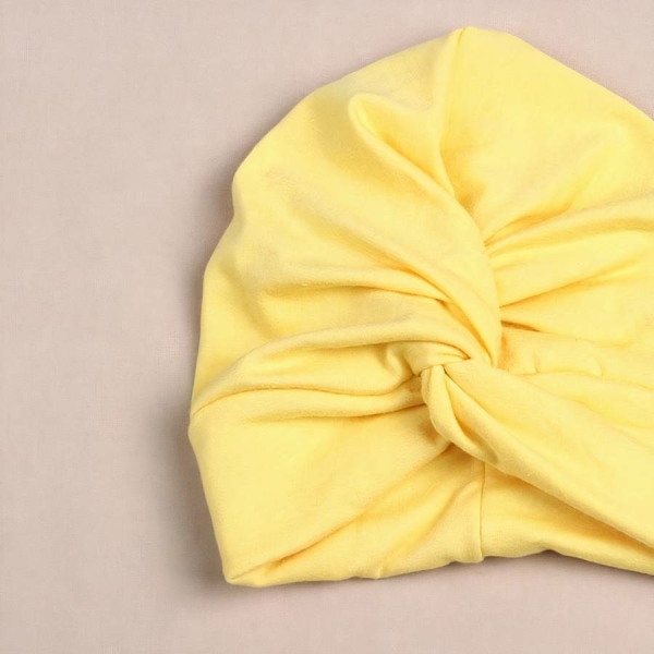 Turban en coton  torsadé et noué  pour bébé – Image 8