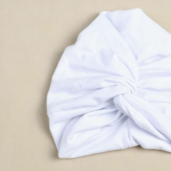 Turban en coton  torsadé et noué  pour bébé – Image 9