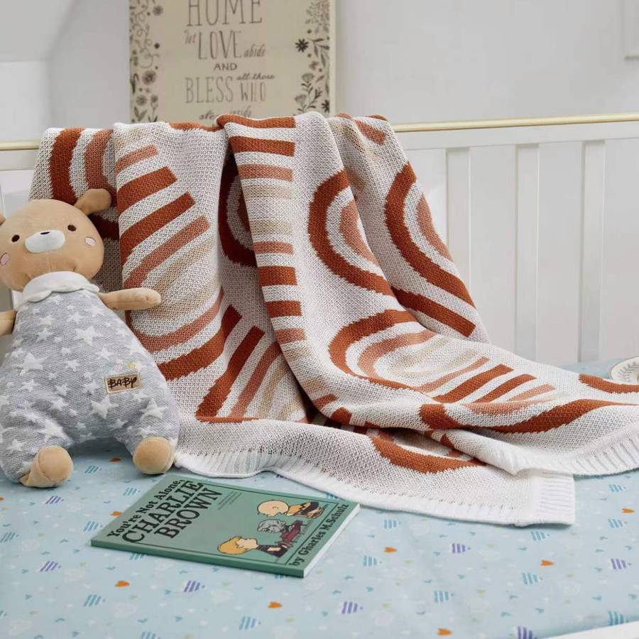 Couverture arc en ciel pour bébé – Image 2