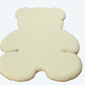 Tapis de sol en fourrure en forme d'ours pour bébé