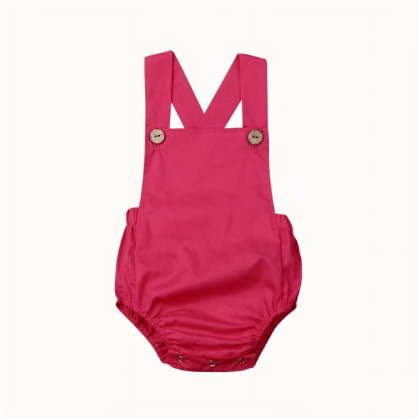 Barboteuse d'été à bretelles dos croisé pour bébé – Image 6