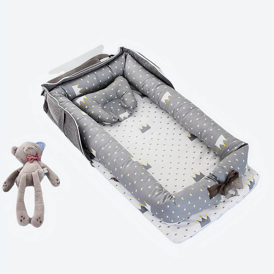 Totsy Baby Réducteur De Lit Bébé 90x50cm En Coton, Cocon Polyvalent