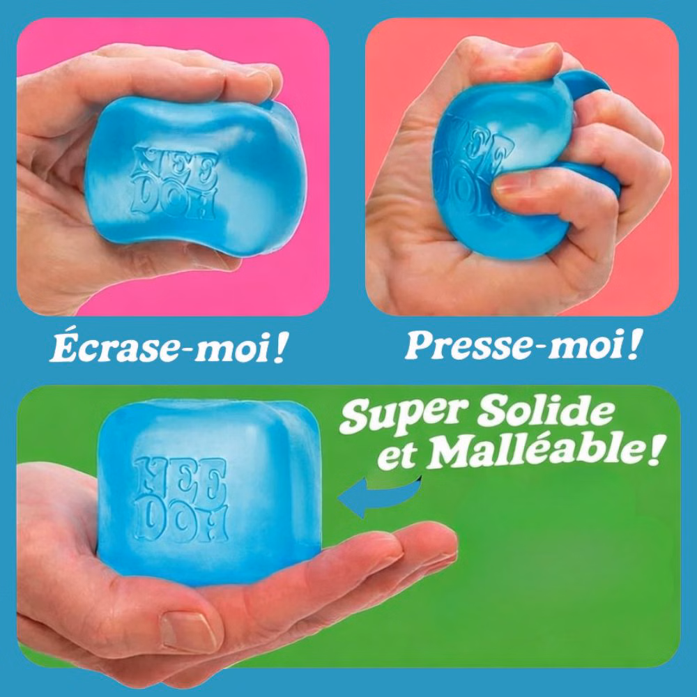 Cube sensoriel anti-stress à presser Needoh – Image 2